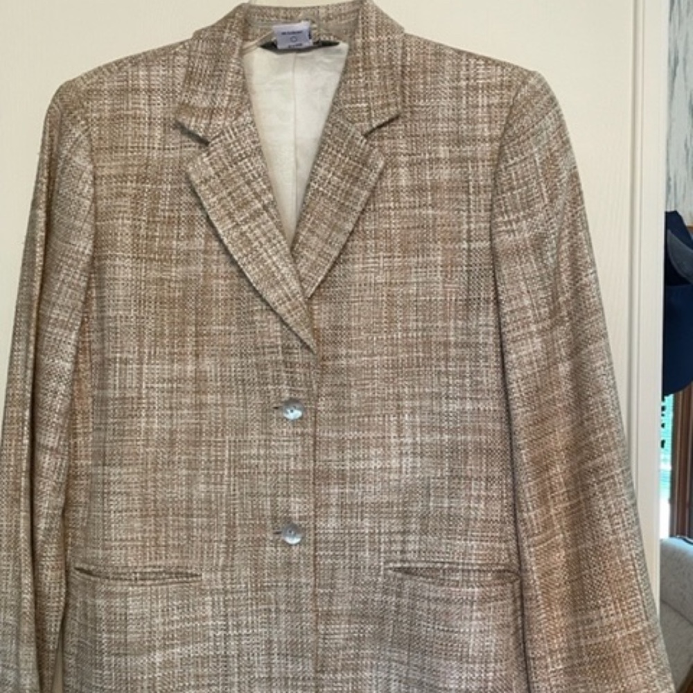 Silk Blazer  Austin Reed  Tweed woven silk Size 8